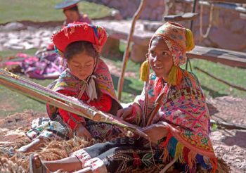 Backstrap Weavers In Sacred Valley